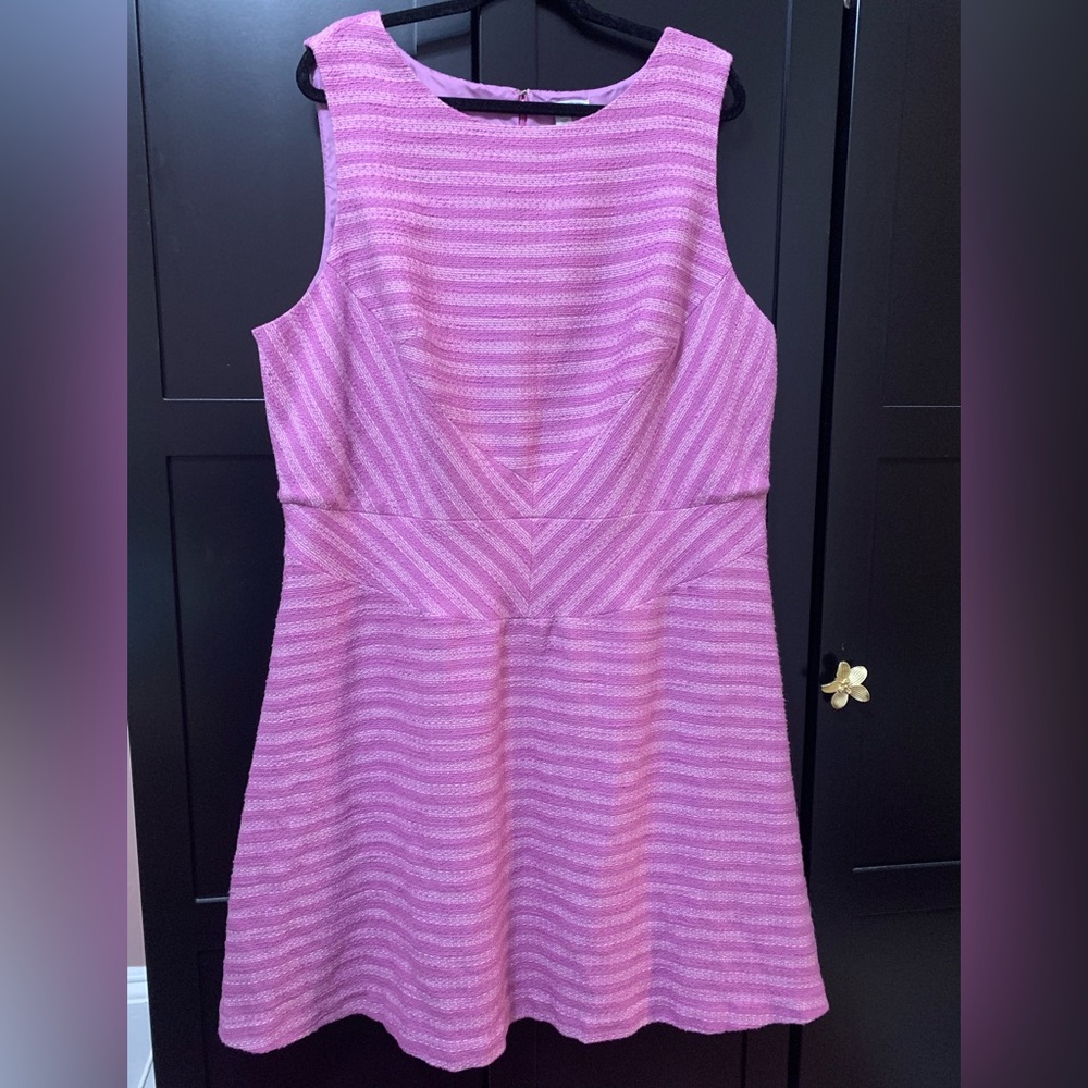 Halogen,Pink womens dress,fit and flare,size 22,plus size,workwear,office,party